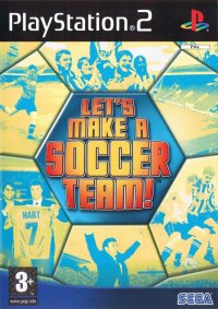 Let's Make a Soccer Team PAL Playstation 2  box art